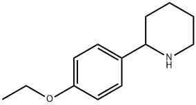 Piperidine, 2-(4-ethoxyphenyl)- (9CI) Structure