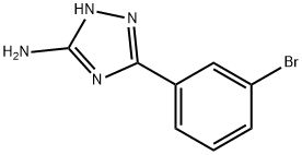 5-(3-Bromophenyl)-4H-1,2,4-triazol-3-amine 구조식 이미지