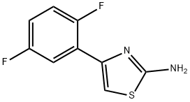 4-(2,5-디플루오로페닐)-1,3-티아졸-2-아민 구조식 이미지