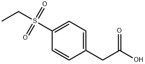 2-(4-(ethylsulfonyl)phenyl)acetic acid Structure