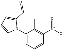 1-(2-METHYL-3-NITROPHENYL)-1H-PYRROLE-2-CARBALDEHYDE 구조식 이미지