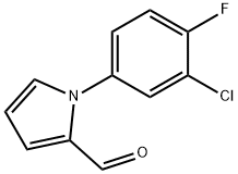 1-(3-CHLORO-4-FLUORO-PHENYL)-1H-PYRROLE-2-CARBALDEHYDE 구조식 이미지