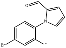 1-(4-BROMO-2-FLUOROPHENYL)-1H-PYRROLE-2-CARBOXALDEHYDE Structure