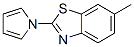 Benzothiazole, 6-methyl-2-(1H-pyrrol-1-yl)- (9CI) Structure