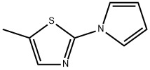 Thiazole, 5-methyl-2-(1H-pyrrol-1-yl)- (9CI) Structure