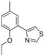 Thiazole, 4-(2-ethoxy-5-methylphenyl)- (9CI) Structure