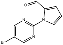 1-(5-BROMO-2-PYRIMIDINYL)-1H-PYRROLE-2-CARBALDEHYDE Structure