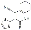 4-Quinolinecarbonitrile,  1,2,5,6,7,8-hexahydro-3-(2-thienyl)-2-thioxo- 구조식 이미지