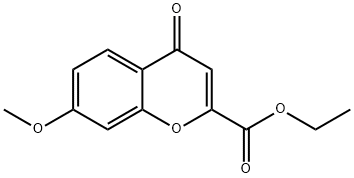 ethyl 7-methoxy-4-oxo-chromene-2-carboxylate Structure