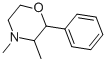 CIS-3,4-다이메틸-2-페닐모르폴린 구조식 이미지
