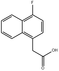2-(4-fluoronaphthalen-1-yl)acetic acid Structure