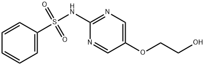 N-[5-(2-Hydroxyethoxy)-2-pyrimidinyl]benzenesulfonamide Structure