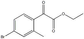 ETHYL 4-BROMO-2-METHYLBENZOYLFORMATE Structure
