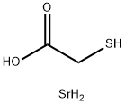 mercaptoacetic acid, strontium salt Structure