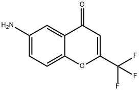 6-AMINO-2-TRIFLUOROMETHYL-CHROMEN-4-ONE Structure