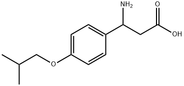 3-amino-3-(4-isobutoxyphenyl)propanoic acid Structure