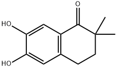 1(2H)-Naphthalenone, 3,4-dihydro-6,7-dihydroxy-2,2-dimethyl- (9CI) Structure