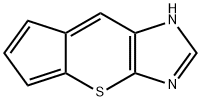 1H-시클로펜타[5,6]티오피라노[2,3-d]이미다졸(9CI) 구조식 이미지