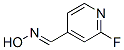 4-Pyridinecarboxaldehyde,2-fluoro-,oxime(9CI) Structure