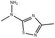 3-Methyl-5-(1-methylhydrazino)-1,2,4-thiadiazole Structure