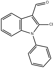 2-CHLORO-1-PHENYL-1H-INDOLE-3-CARBALDEHYDE Structure