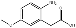 2-AMINO-5-METHOXY-BENZENEACETIC ACID Structure