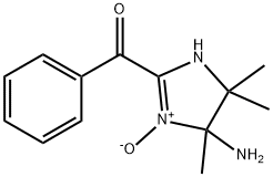 Methanone, (4-amino-4,5-dihydro-4,5,5-trimethyl-3-oxido-1H-imidazol-2-yl)phenyl- (9CI) 구조식 이미지