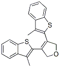 3,4-BIS-(3-메틸-벤조[B]티오펜-2-YL)-2,5-디하이드로-푸란 구조식 이미지