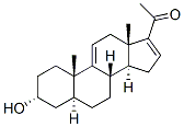 3 alpha-hydroxy-5 alpha-pregna-9(11),16-diene-20-one 구조식 이미지