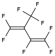 1,3-Butadiene, 1,1,2,4,4-pentafluoro-3-(trifluoromethyl)- Structure
