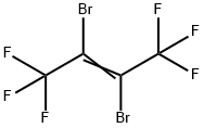 2,3-DIBROMOHEXAFLUORO-2-BUTENE Structure