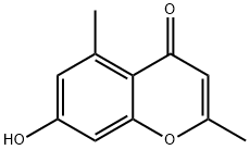 2,5－Dimethyl－7－hydroxy chromone Structure