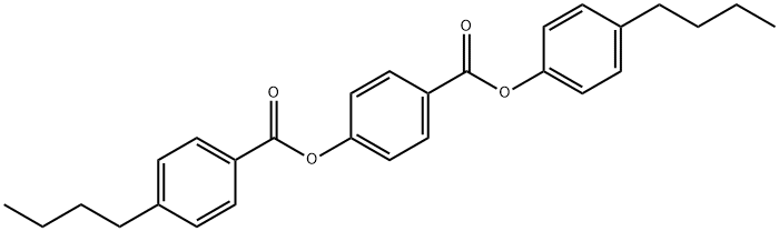 4-(4-Butylbenzoyloxy)benzoic acid 4-butylphenyl ester Structure