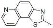 Thiazolo[5,4-f]quinoline, 2-methyl- (9CI) Structure