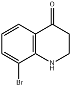 8-브로모-2,3-디하이드로퀴놀린-4(1H)-원 구조식 이미지