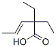 2,2-Diethyl-3-pentenoic acid Structure