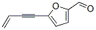 2-Furancarboxaldehyde, 5-(3-buten-1-ynyl)- (9CI) Structure