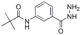 벤조산,3-[(2,2-디메틸-1-옥소프로필)아미노]-,히드라지드(9CI) 구조식 이미지