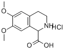 6,7-DIMETHOXY-1,2,3,4-TETRAHYDRO-ISOQUINOLINE-1-CARBOXYLIC ACID HCL Structure