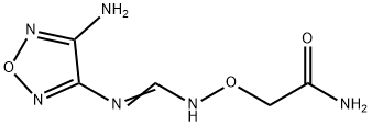 Acetamide, 2-[[[(4-amino-1,2,5-oxadiazol-3-yl)iminomethyl]amino]oxy]- (9CI) Structure