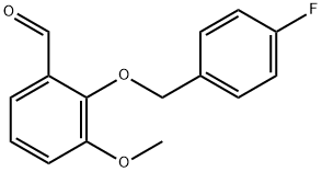 2-[(4-FLUOROBENZYL)OXY]-3-METHOXYBENZALDEHYDE Structure