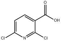 2,6-Dichloronicotinic acid 구조식 이미지