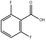 2,6-Difluorobenzoic acid 구조식 이미지