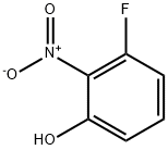 3-플루오로-2-니트로페놀 구조식 이미지