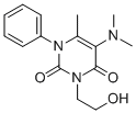 5-(Dimethylamino)-3-(2-hydroxyethyl)-6-methyl-1-phenyl-2,4(1H,3H)-pyrimidinedione 구조식 이미지