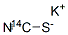 POTASSIUM THIOCYANATE-14C Structure