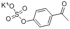 P-ACETYLPHENYL SULFATE POTASSIUM SALT Structure