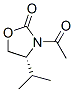 2-Oxazolidinone, 3-acetyl-4-(1-methylethyl)-, (4R)- (9CI) Structure