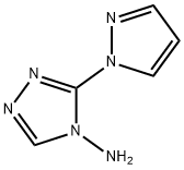 4H-1,2,4-Triazol-4-amine, 3-(1H-pyrazol-1-yl)- (9CI) Structure