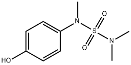 N-(4-hydroxyphenyl)-N,N',N'-trimethylsulfamide 구조식 이미지